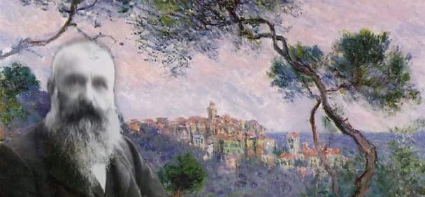 Visuel sur la Riviera des peintres avec Claude Monet