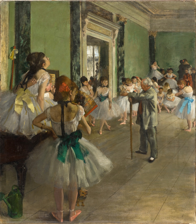 Edgar Degas: la classe de danse