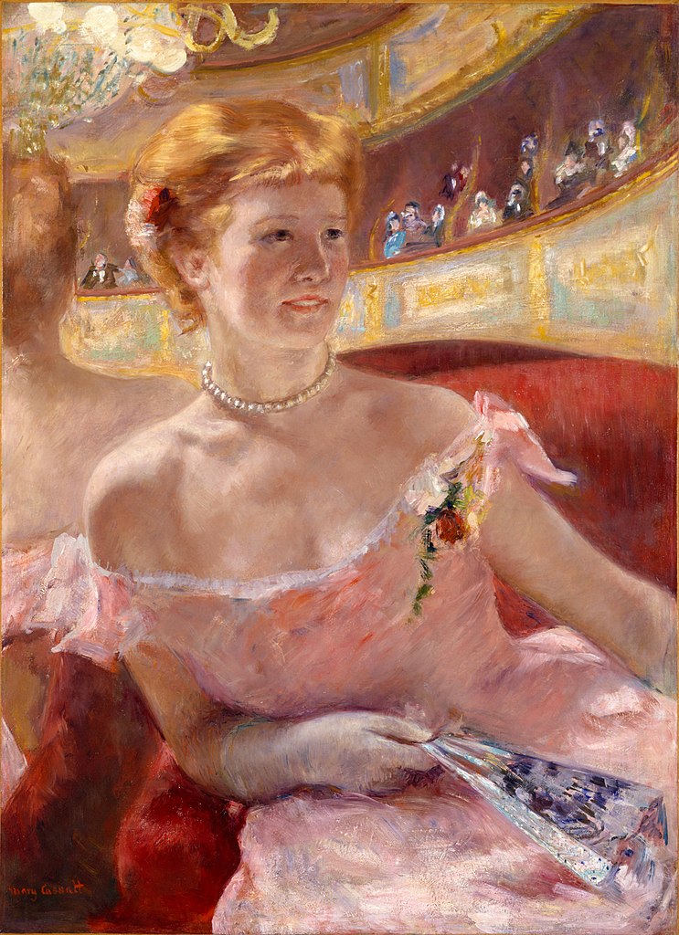 Mary Cassatt. Femme à sa loge.