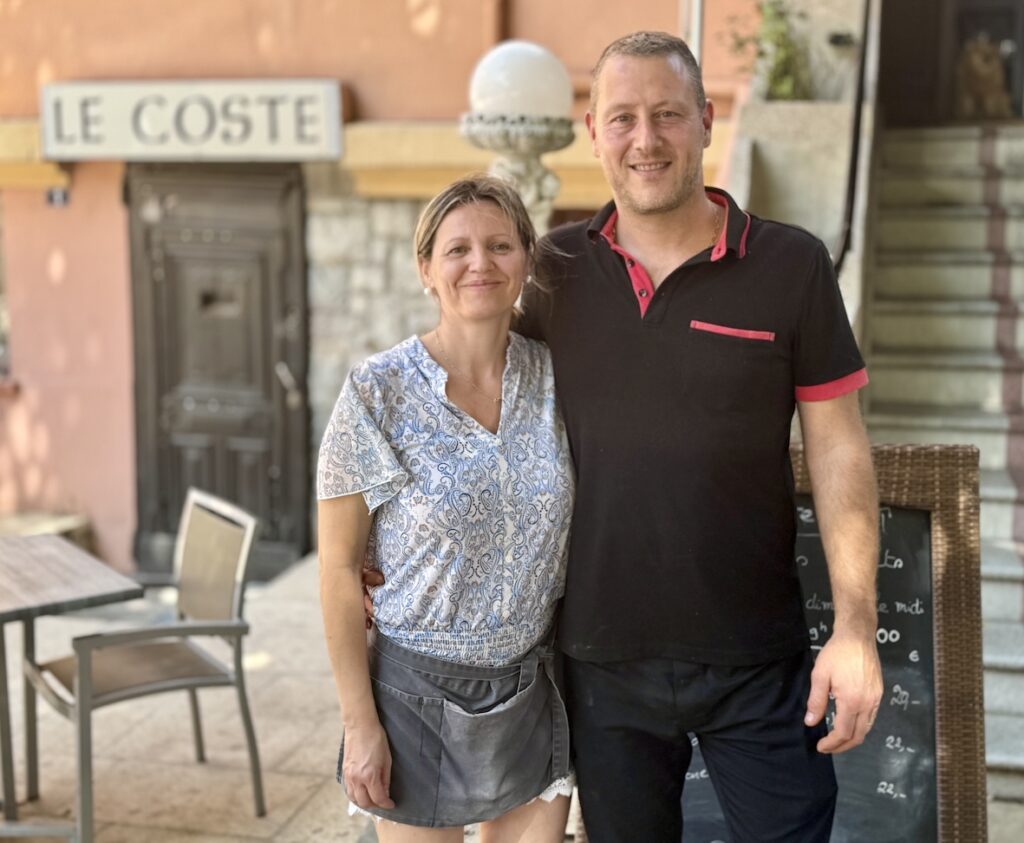 Virginie et Marc Fabuel. Le Coste de la Fontaine à Puget-Théniers. 