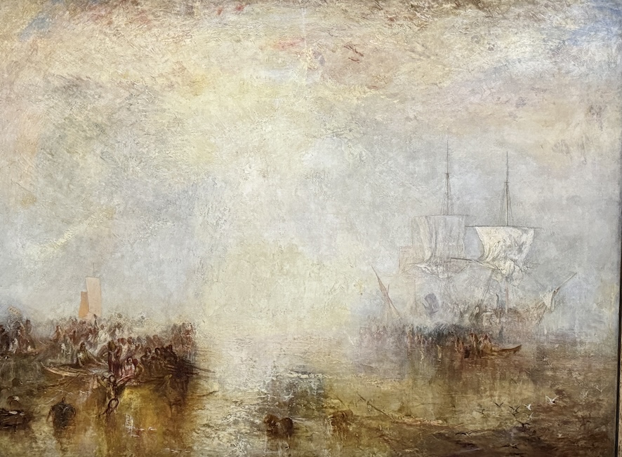 William Turner. Hourra pour le baleinier Erebus ! Un autre poisson ! 1846. London Tate.