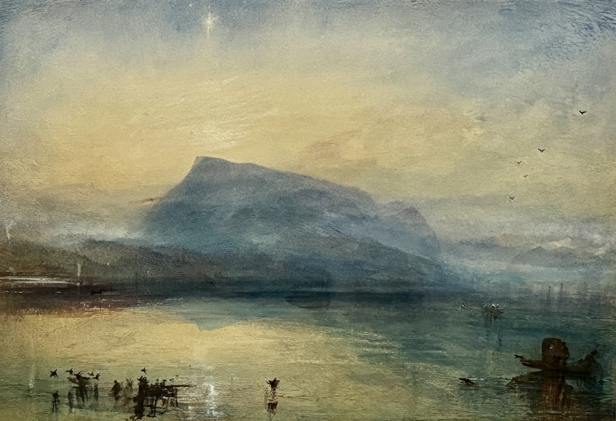 Willam Turner. Le Rigi bleu, lever de soleil. 1942. London Tate.