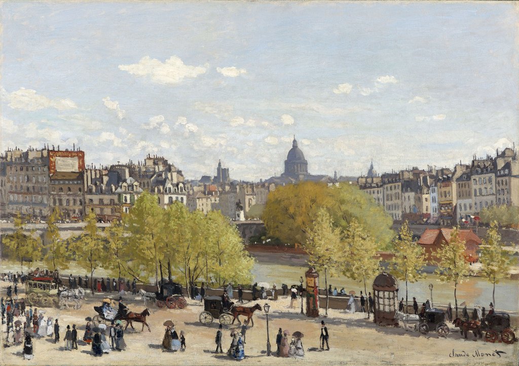 Claude Monet, Quai du Louvre, 1867 © Kunstmuseum Den Haag 