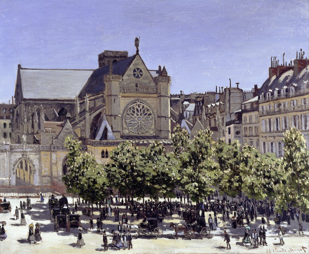 Claude Monet. Paris Saint-Germain l'Auxerrois 1867 © Nationalgalerie, Staatliche Museen zu Berlin / Jörg P. Anders