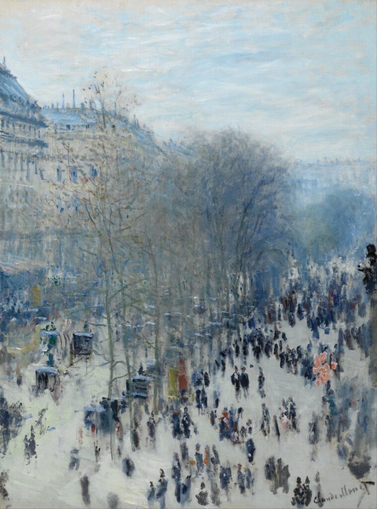 Claude Monet. Boulevard des Capucines. 1873-1874. The Nelson-Atkins Museum of Art. Kansas-City