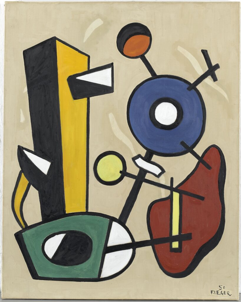 Fernand Léger. Formes dans l'espace 1950.