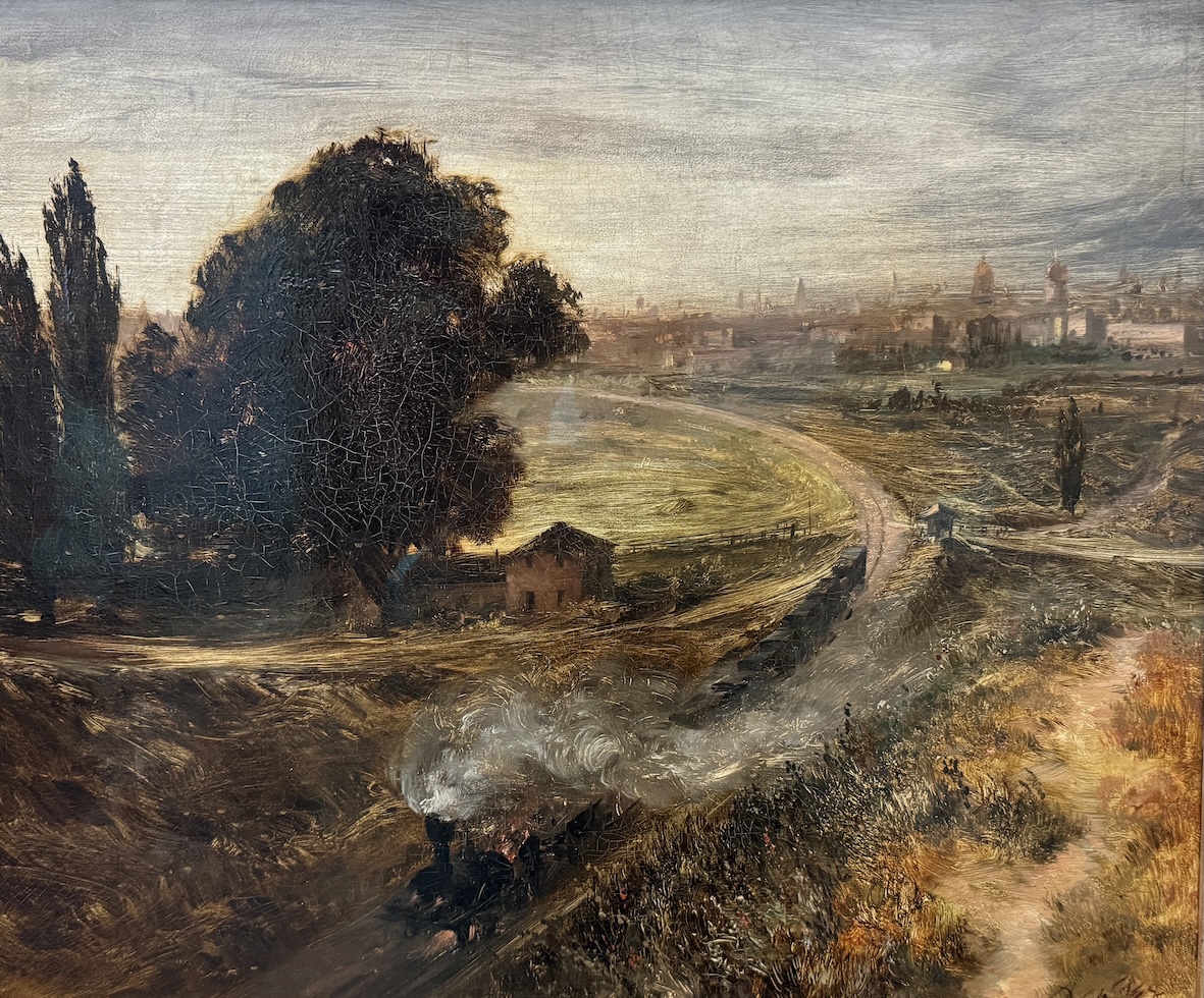 Le train Berlin-Potsdam par Adolph Menzel. 1847