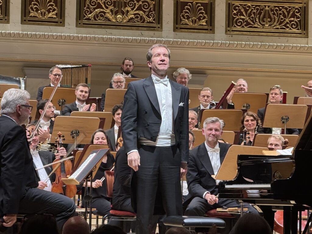 Le pianiste Nikolaï Lugansky après sa performance au Konzerthaus de Berlin