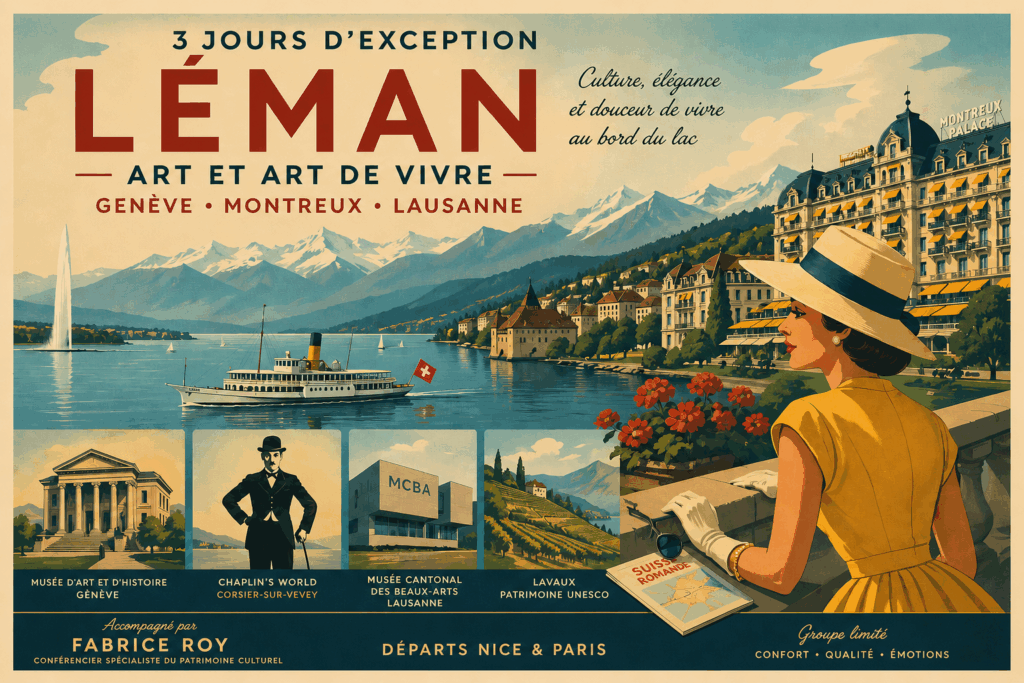 Voyage culturel sur les rives du Léman